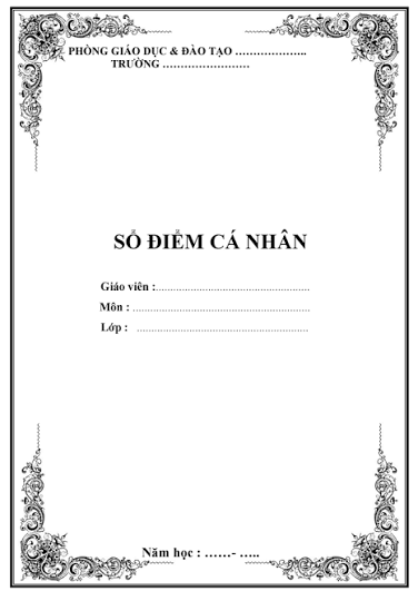 Sổ điểm cá nhân